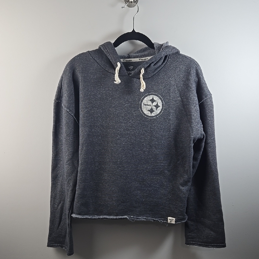 Fanatics Gray Hoodie with Drawstrings and Logo